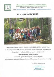 Spacer edukacyjny z leśnikiem